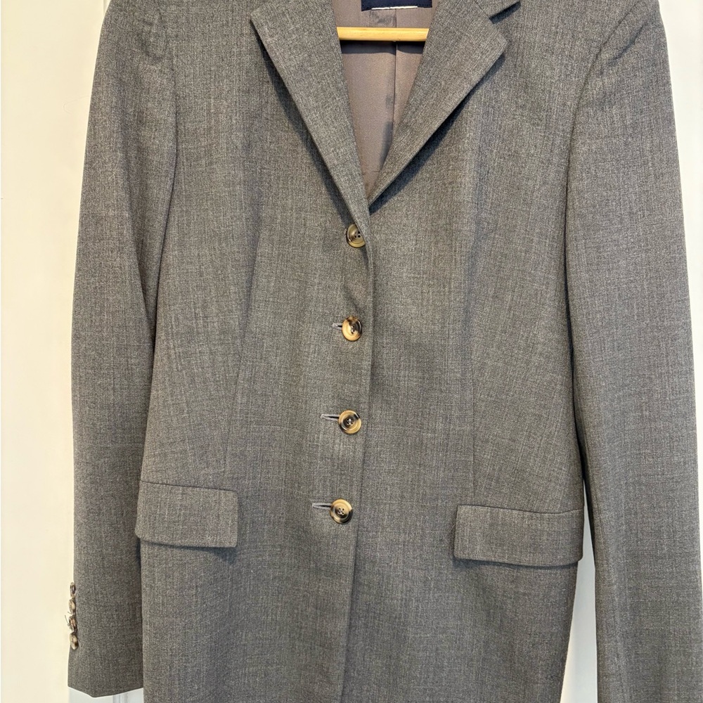 Piazza Sempione stretch flannel blazer
